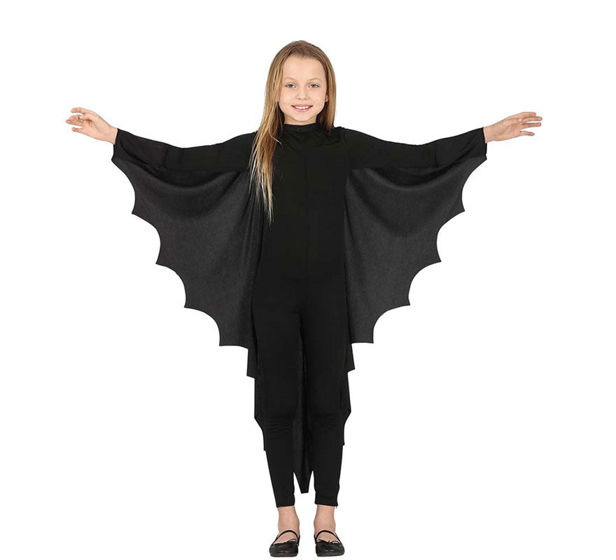 Capa Negra de Murciélago Infantil
