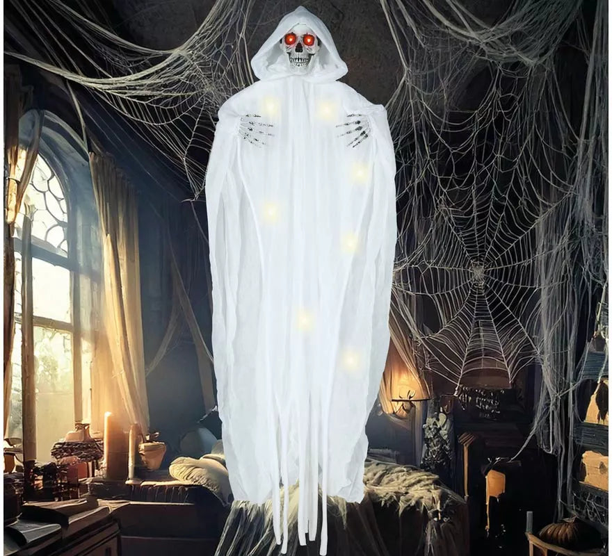 Translation missing: pt-PT.Colgante de Esqueleto blanco con Luz de 185 cm