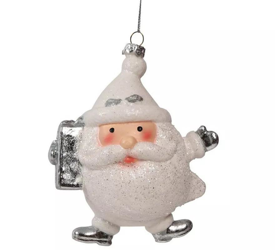 Translation missing: pt-PT.Colgante Noel Blanco de 13 cms
