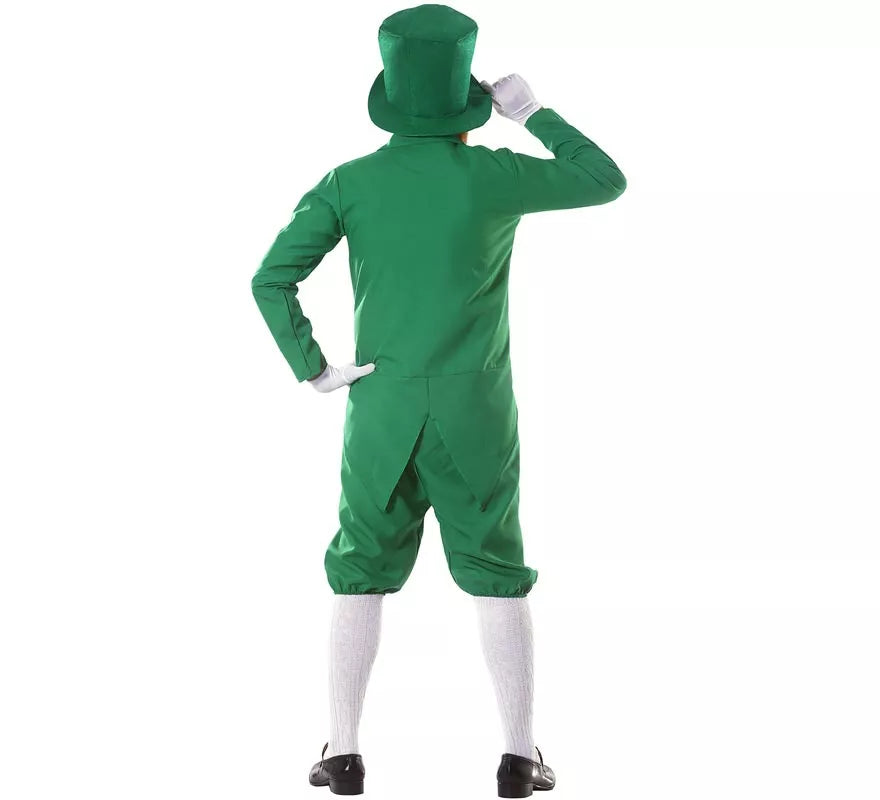 Disfraz de Duende verde Irlandés Leprechaun para hombre