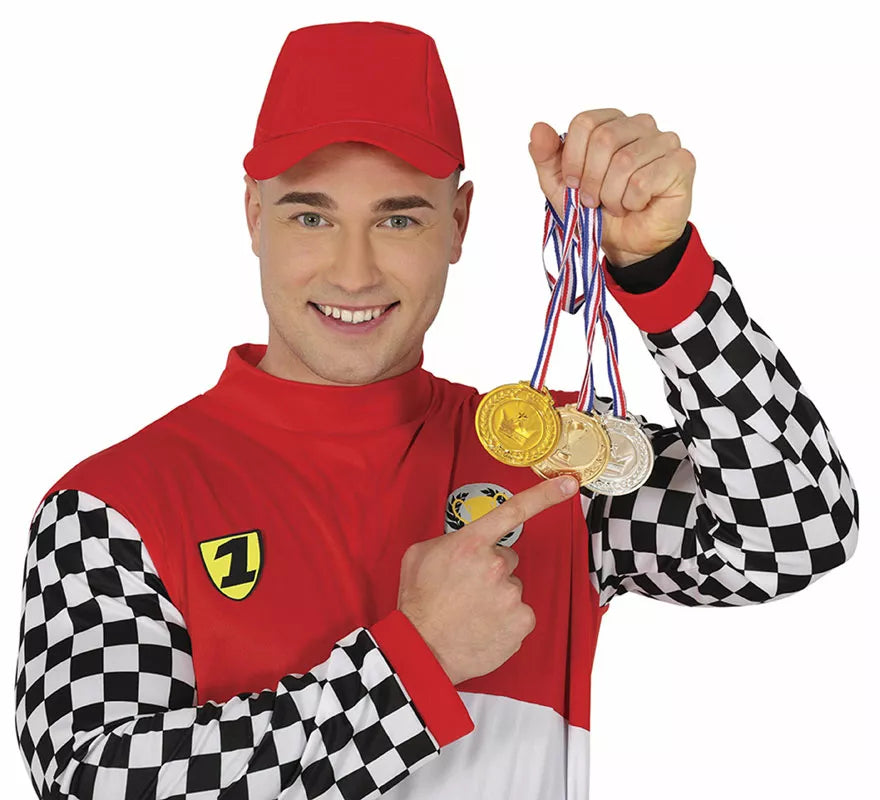 Translation missing: pt-PT.Pack de 3 Medallas: Bronce, plata y dorado de 7 cm